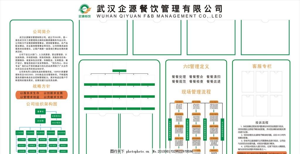 餐饮展板设计图片